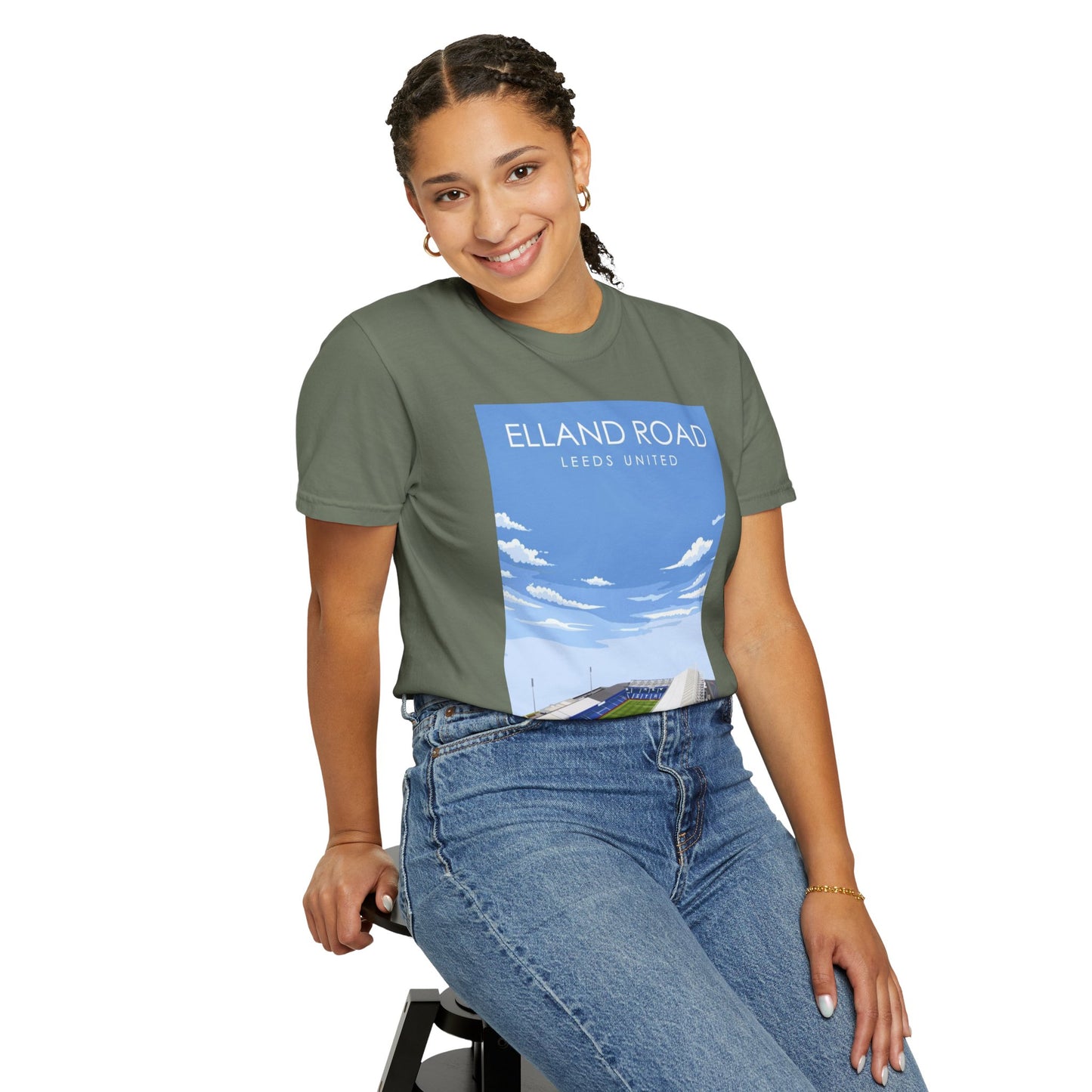 LUFC News Graphic Tee | Garment-Dyed Unisex T-Shirt