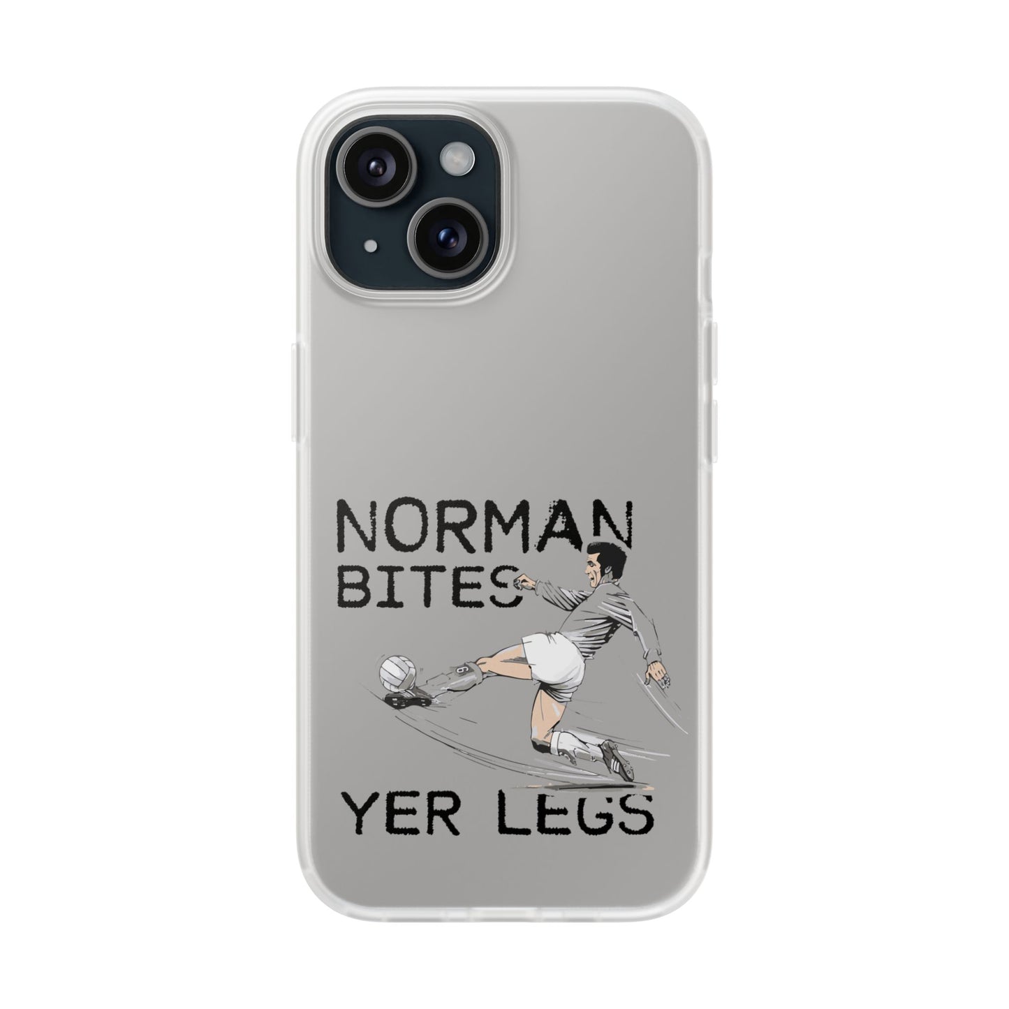 LUFC Norman Bites 'YER LEGS’ Flexi  Case