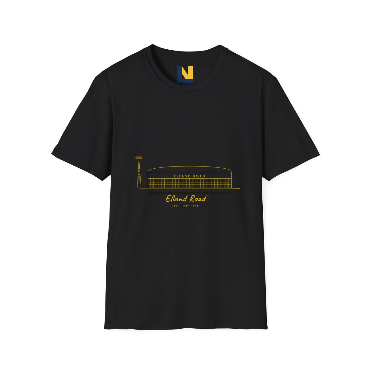 Elland Road Line Art Leeds T-Shirt