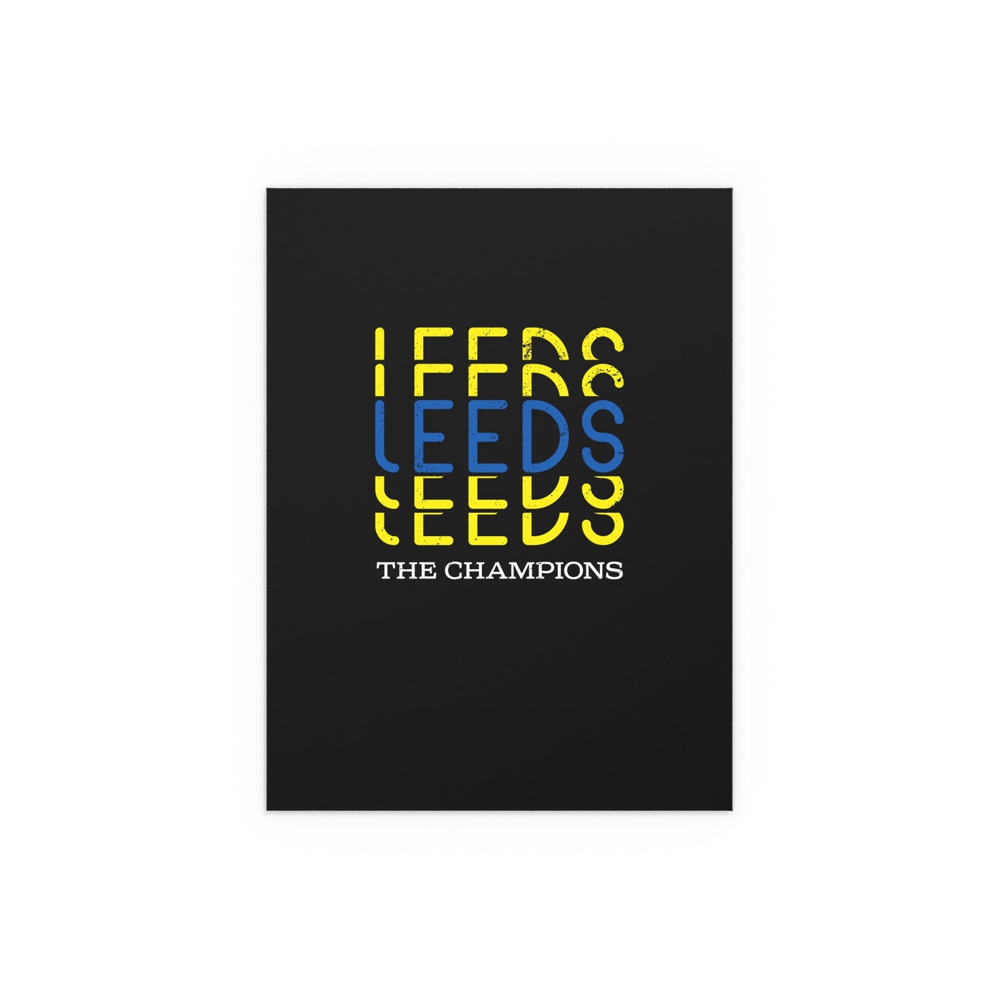 LUFC “Leeds The Champions” Silk  Poster