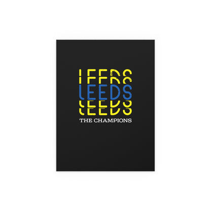 LUFC “Leeds The Champions” Silk  Poster