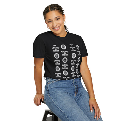 LUFC News Graphic Tee Garment-Dyed Unisex T-Shirt