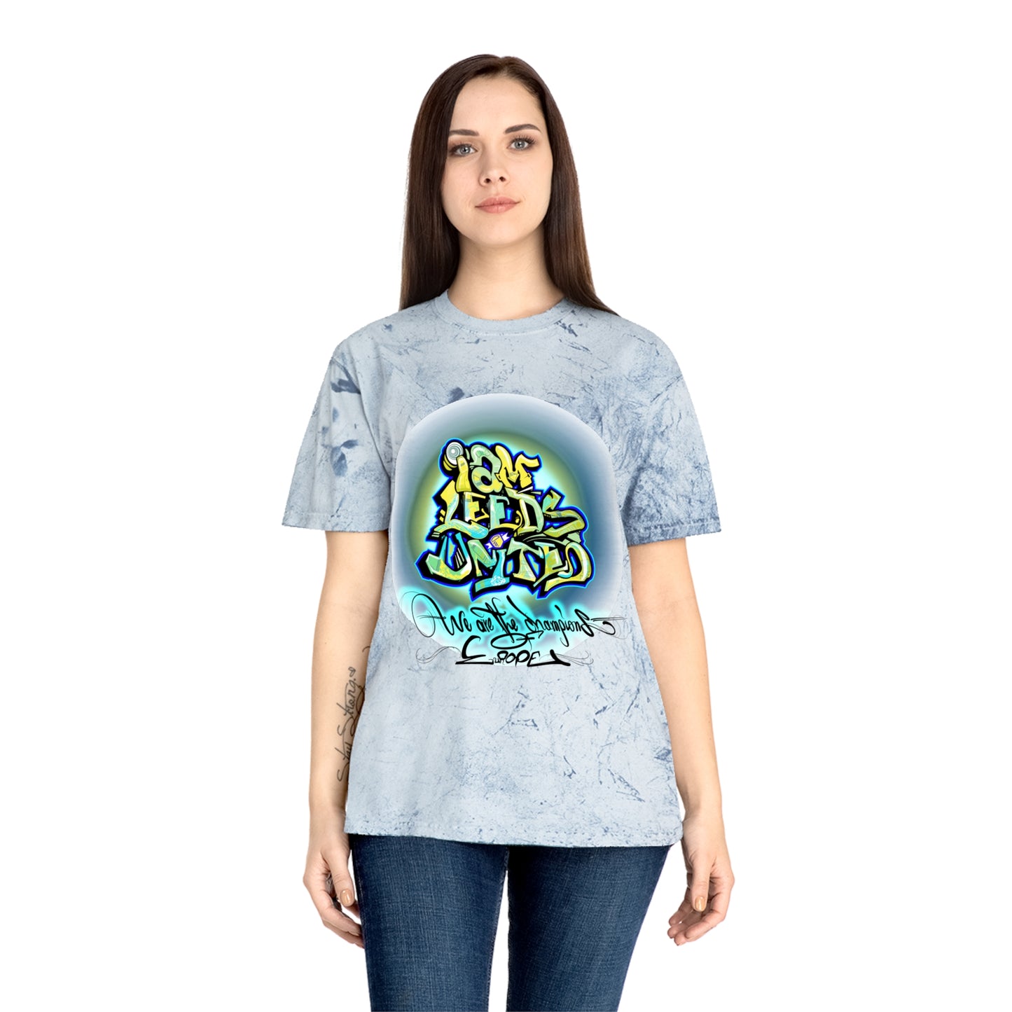LUFC Graffiti Tee: Unisex Streetwear  Edition
