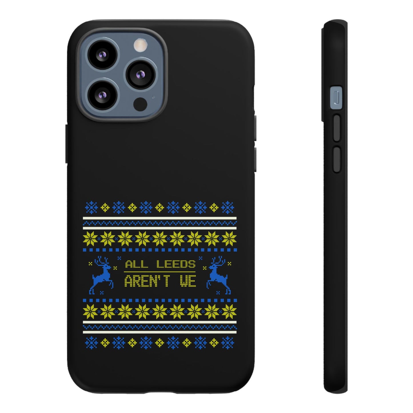 LUFC 'All Leeds Aren't We' Phone  Case: Christmas Edition