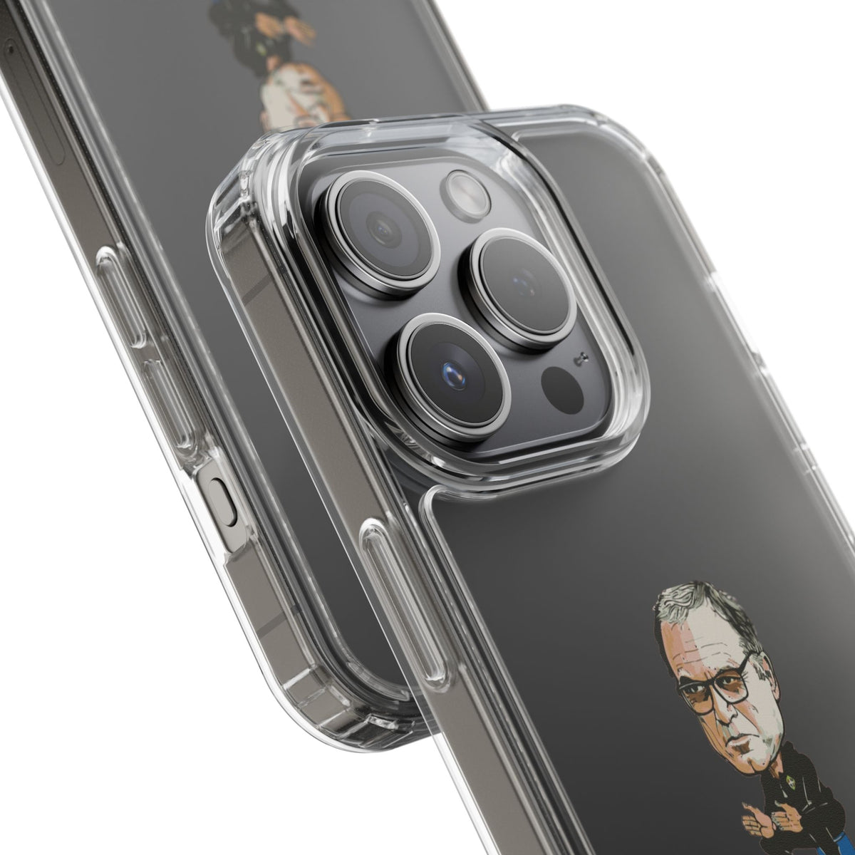 Clear Phone Case - Cartoon Bielsa the Godfather