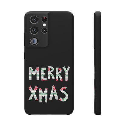 Leeds United "Merry Xmas" Red &  Green Emblem Snap Case: Christmas  Edition