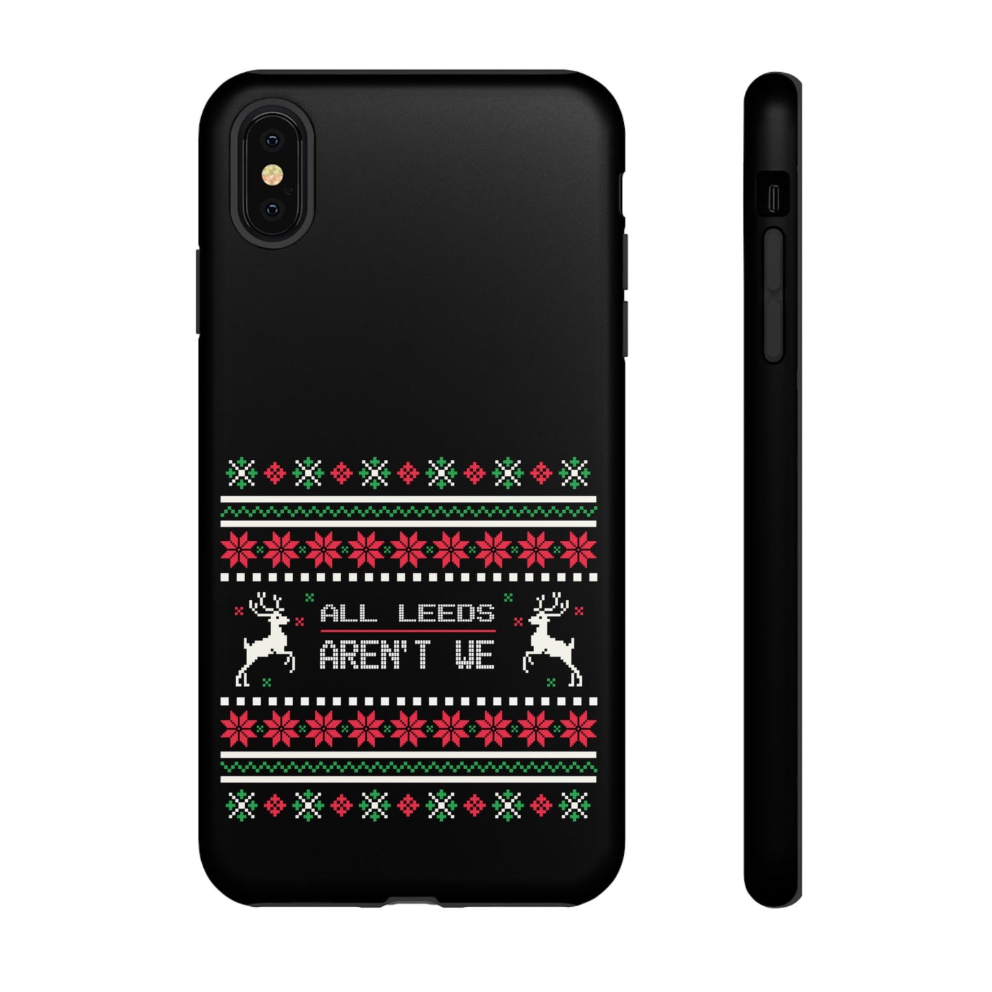 LUFC 'All Leeds Aren't We' Phone  Case: Christmas Edition