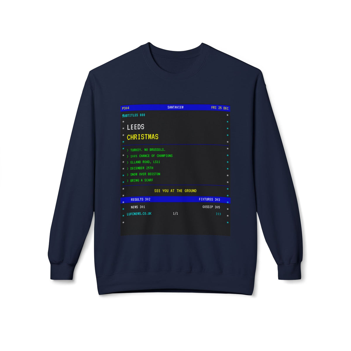 Leeds Santaview Christmas Jumper