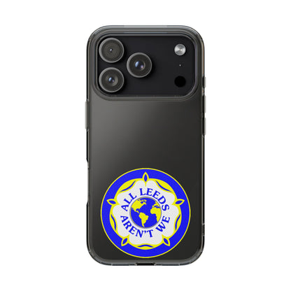 LUFC “All Leeds Aren’t We” Clear  Impact-Resistant Case - Lufcnews.co.uk