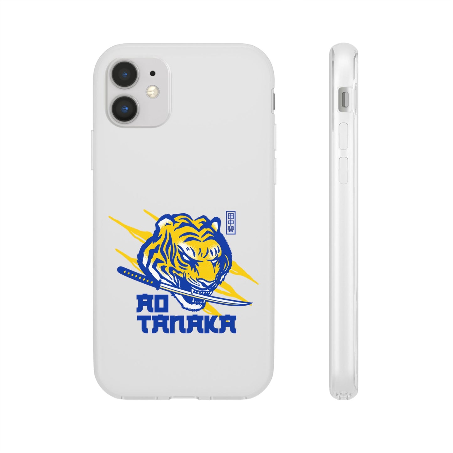 LUFC 'AO TANAKA' Retro Football:  Flexi Case