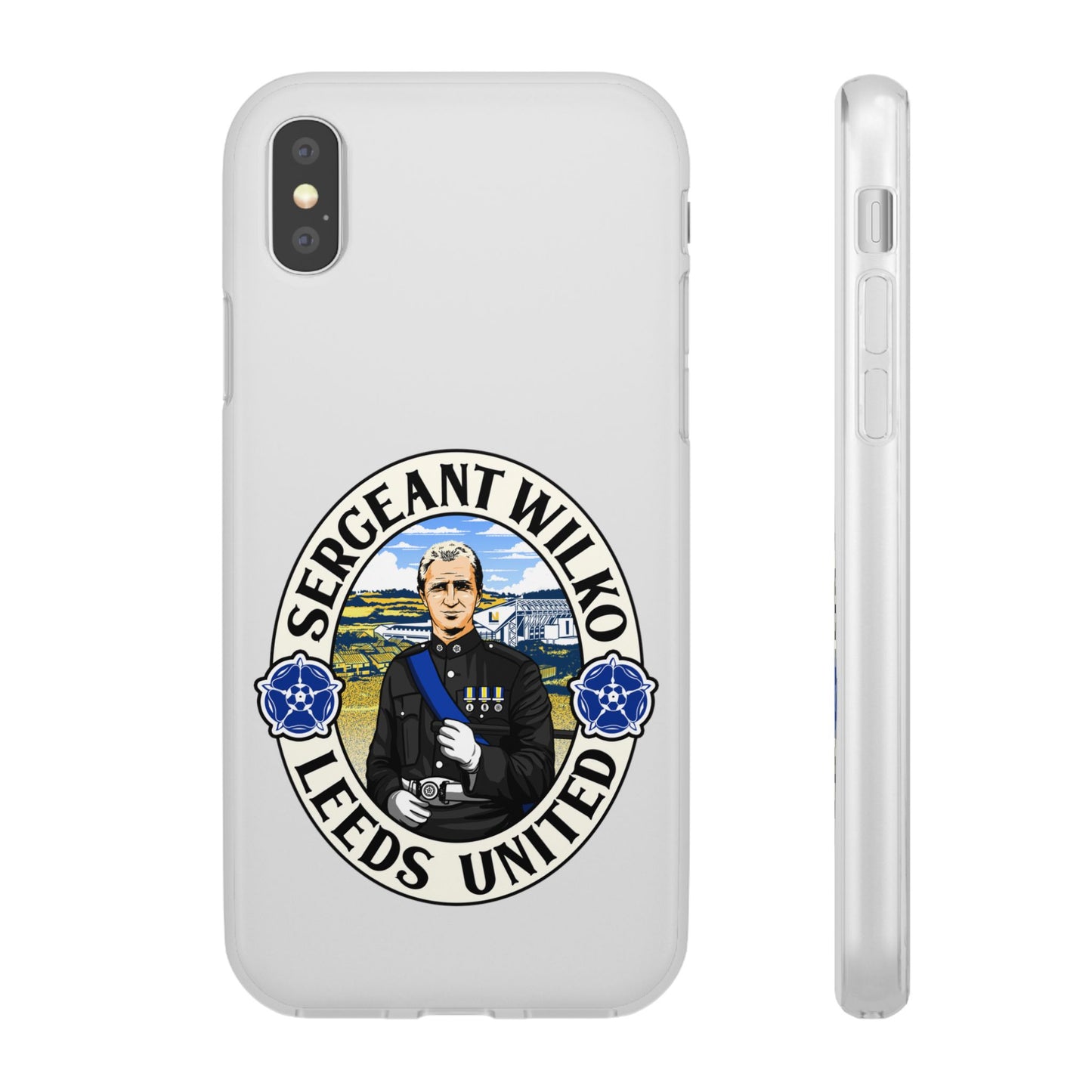 Leeds United 'SERGEANT WILKO'  Retro Football: Flexi Case