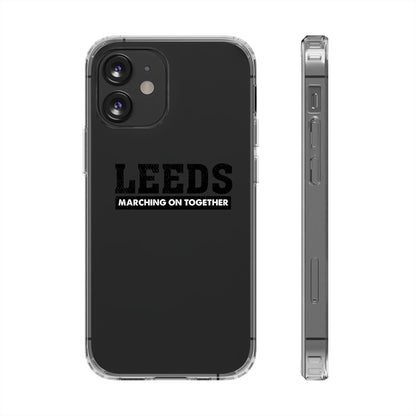 Clear Impact-Resistant Phone Case  “LEEDS: Marching On Together”  Edition