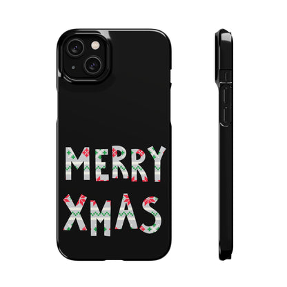 Leeds United "Merry Xmas" Red &  Green Emblem Snap Case: Christmas  Edition