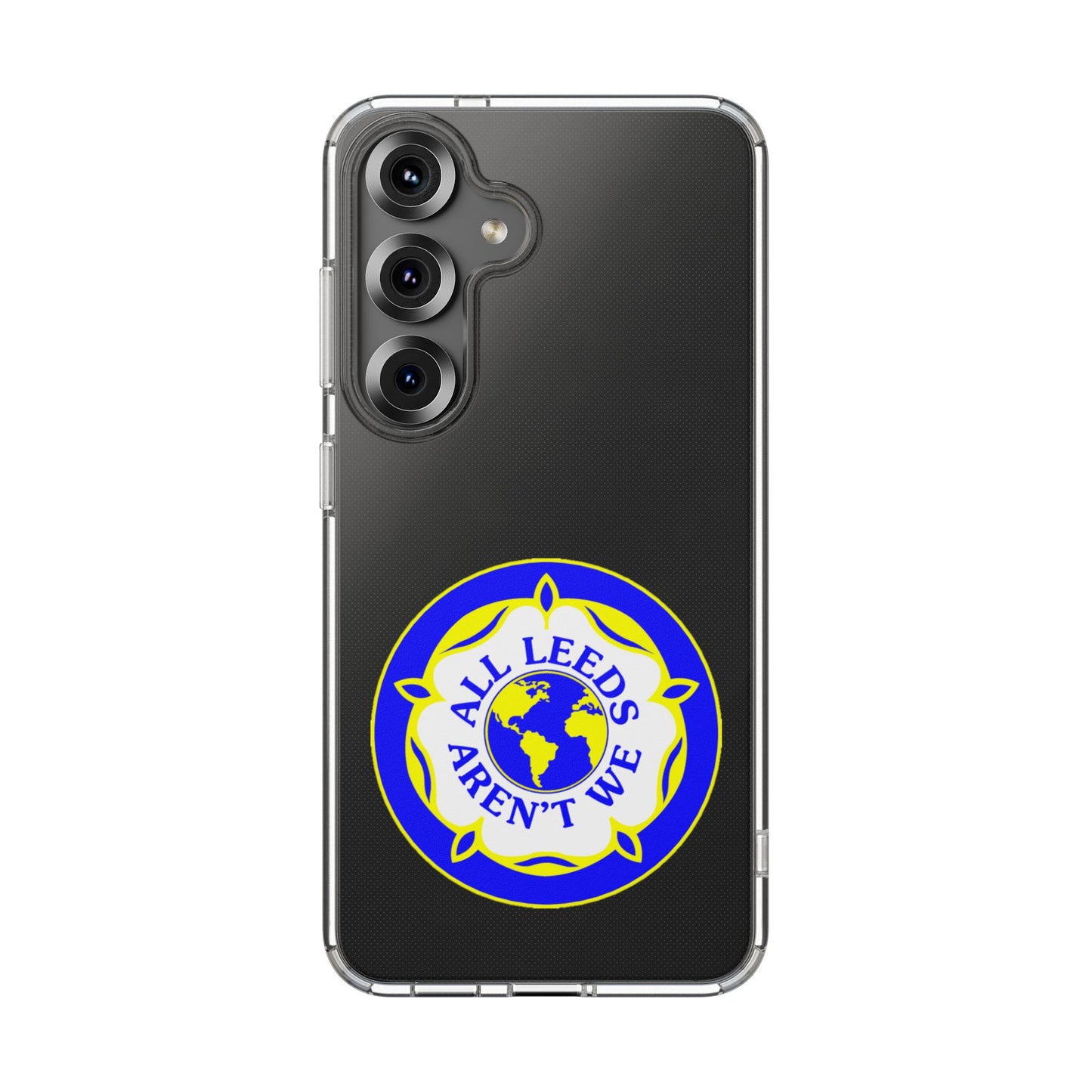 LUFC “All Leeds Aren’t We” Clear  Impact-Resistant Case