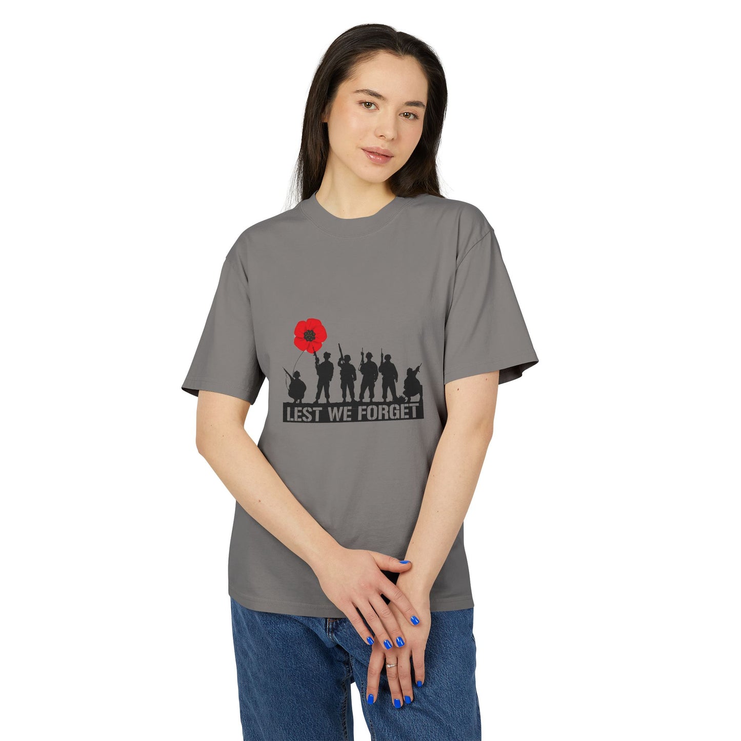 Leeds “Lest We Forget” Heavy Faded  Tee: Unisex Vintage Edition
