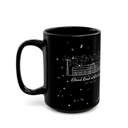 Elland Road at Christmas Mug