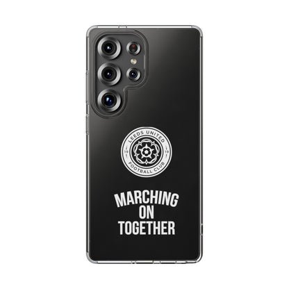 Leeds United “Marching On  Together” Clear Impact-Resistant  Case - Lufcnews.co.uk