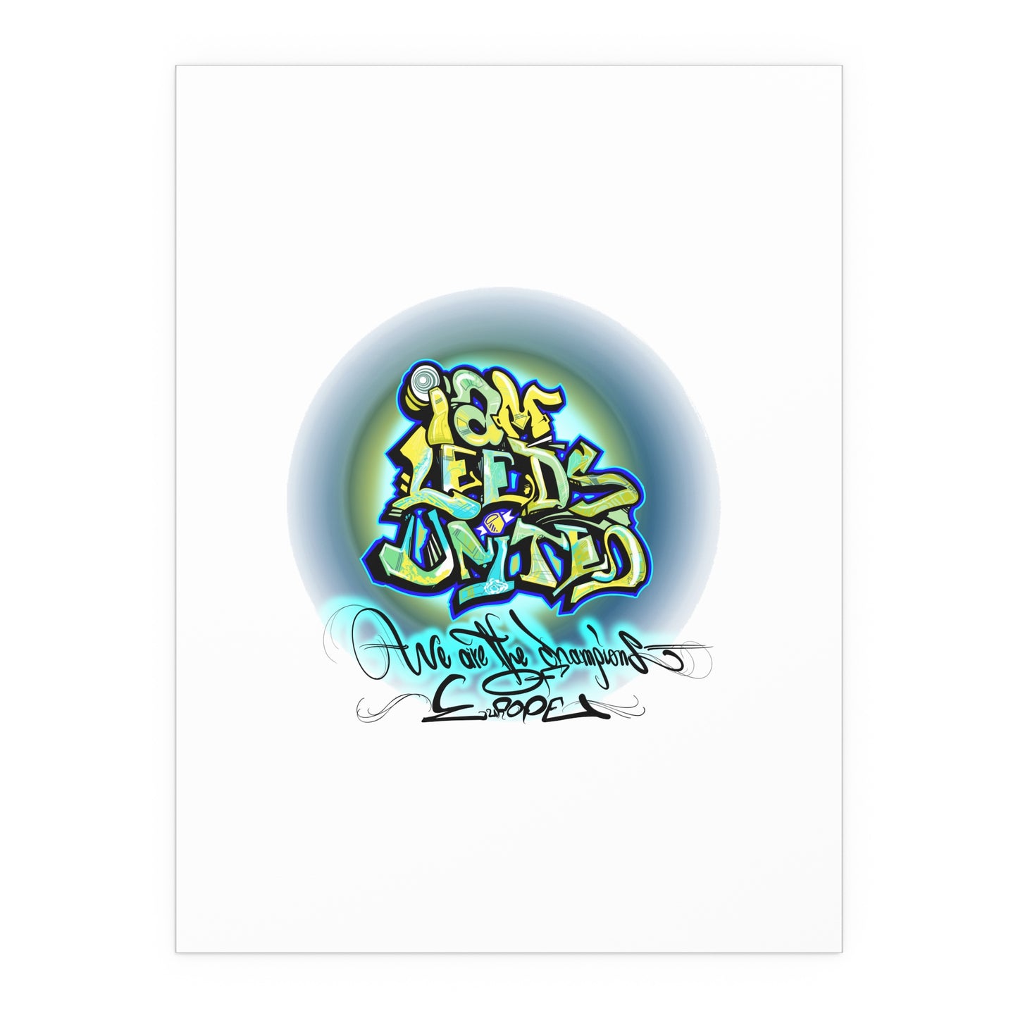 LUFC “Sergeant Wilko Leeds United”  Silk Poster