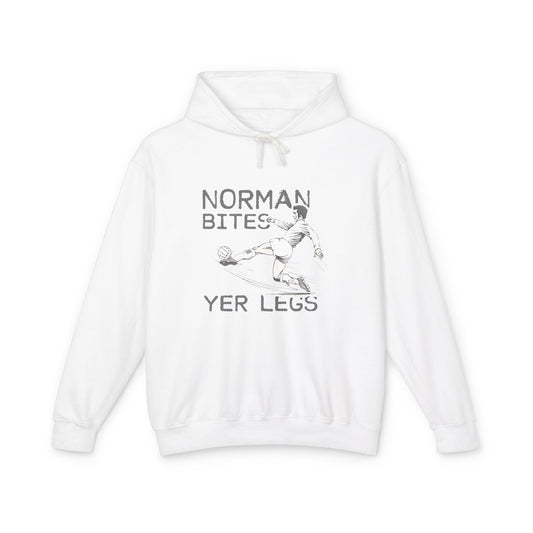 LUFC “Norman Bites Yer Legs” Hoodie