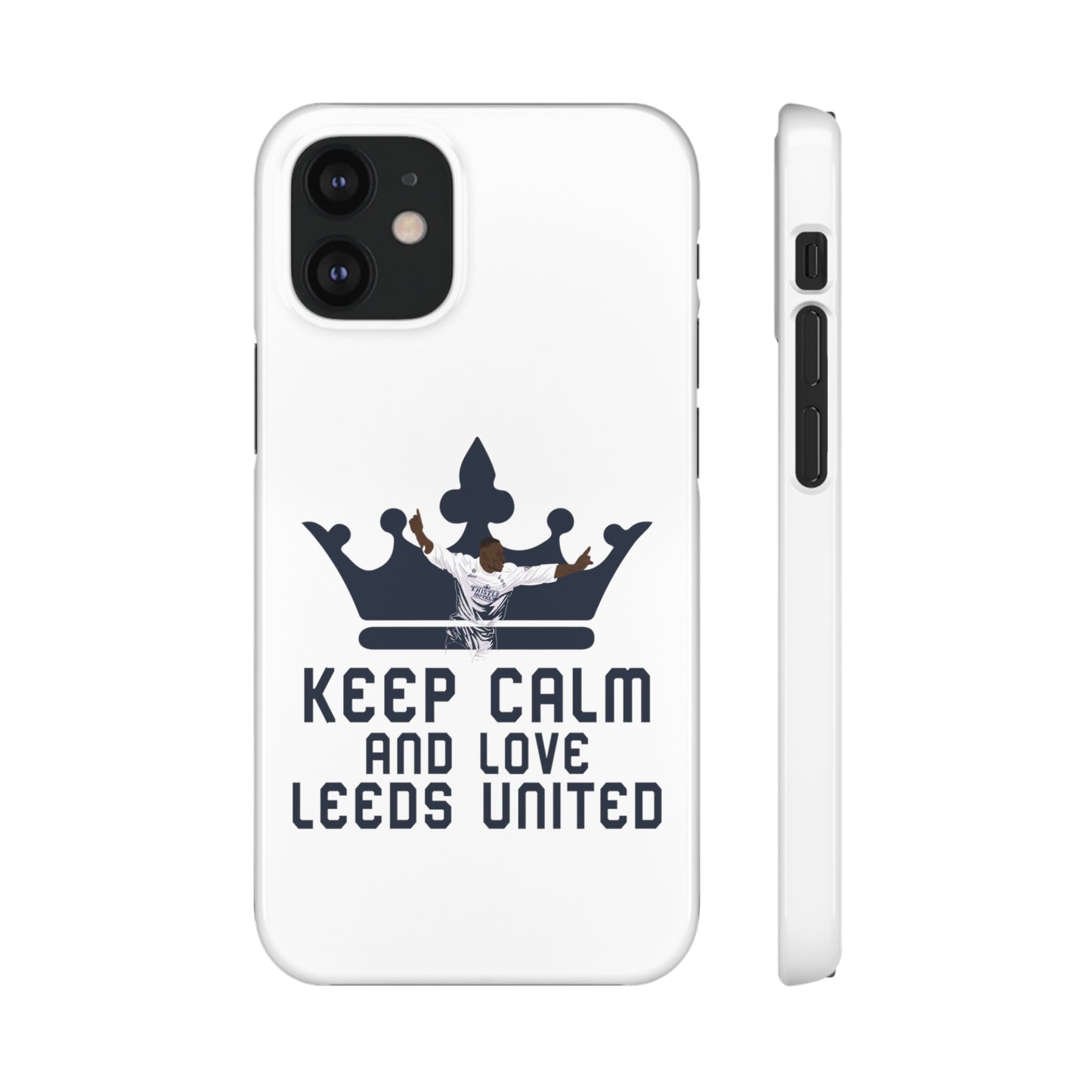 Funda para teléfono Snap - Mantenga la calma y ame al Leeds United