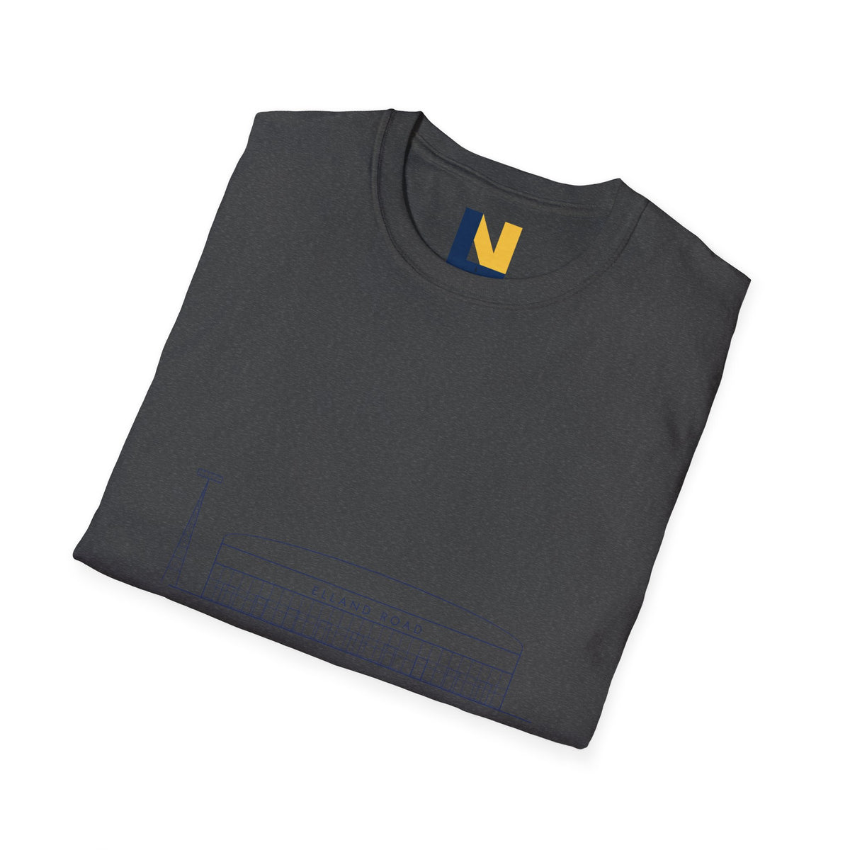 Elland Road Line Art Leeds T-Shirt