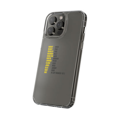 Clear Phone Case - 1972 FA Cup Winners