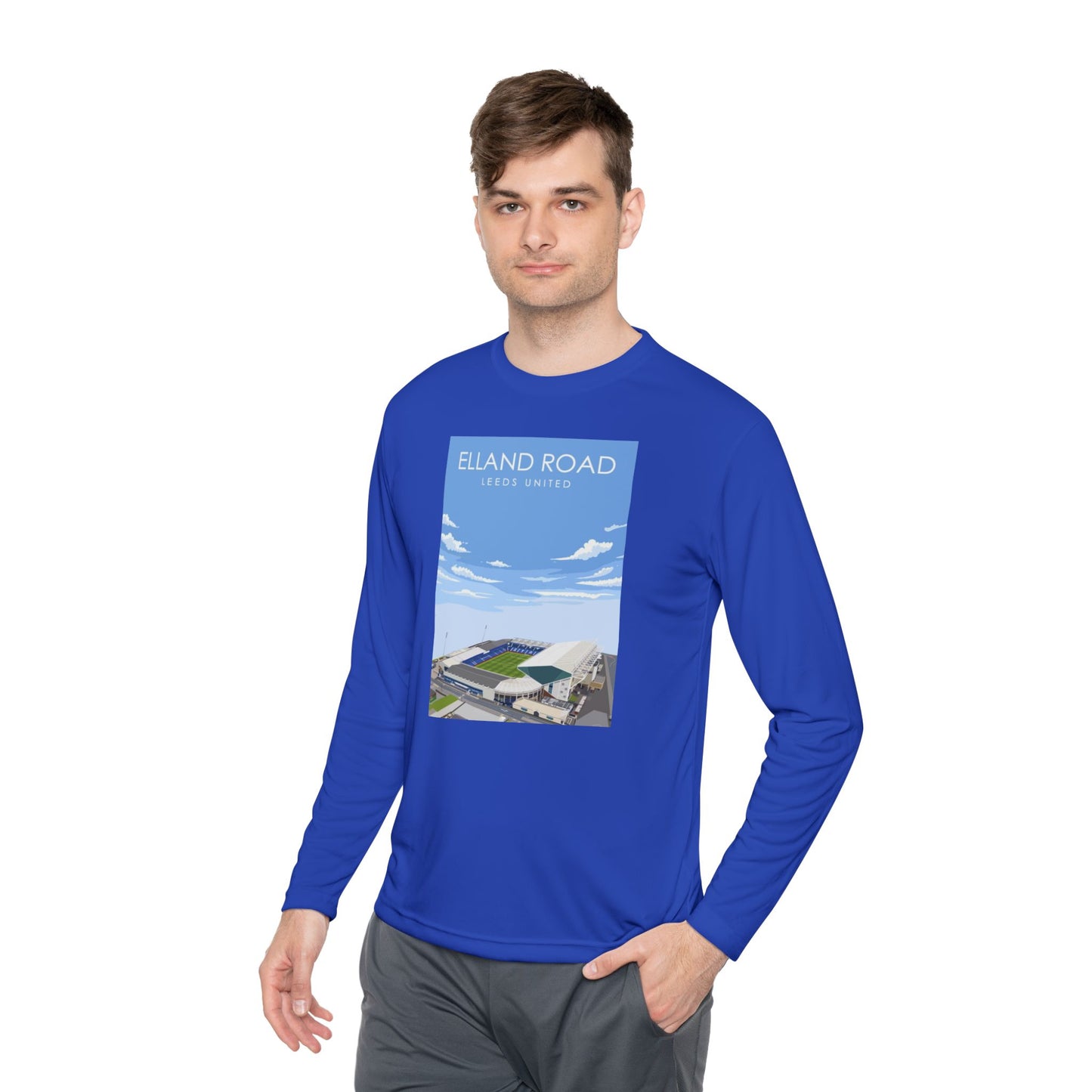 LUFC News Graphic Tee Garment-Dyed Unisex T-Shirt