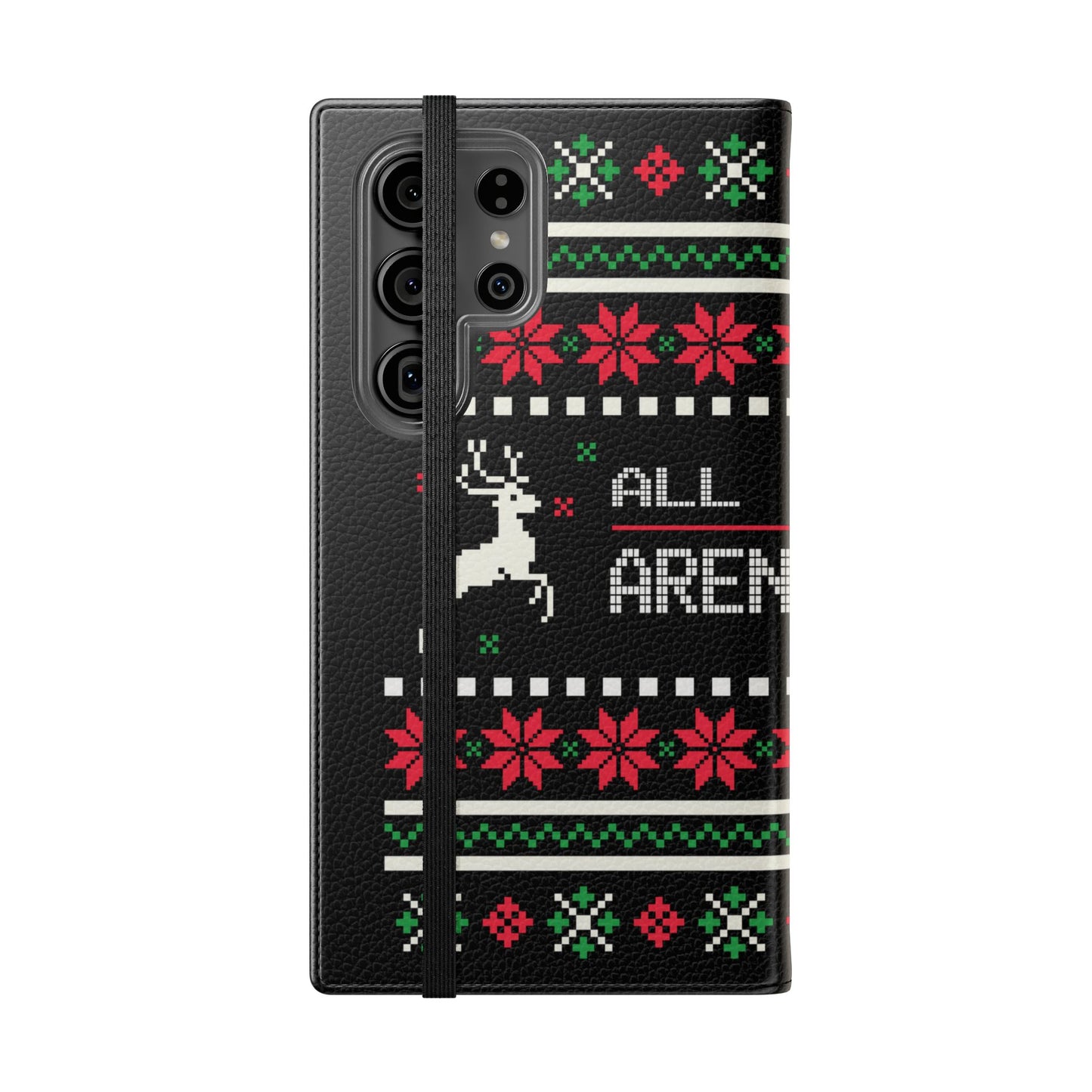 LUFC "All Leeds Aren't We" Flip Case  Phone Wallet: Christmas Edition