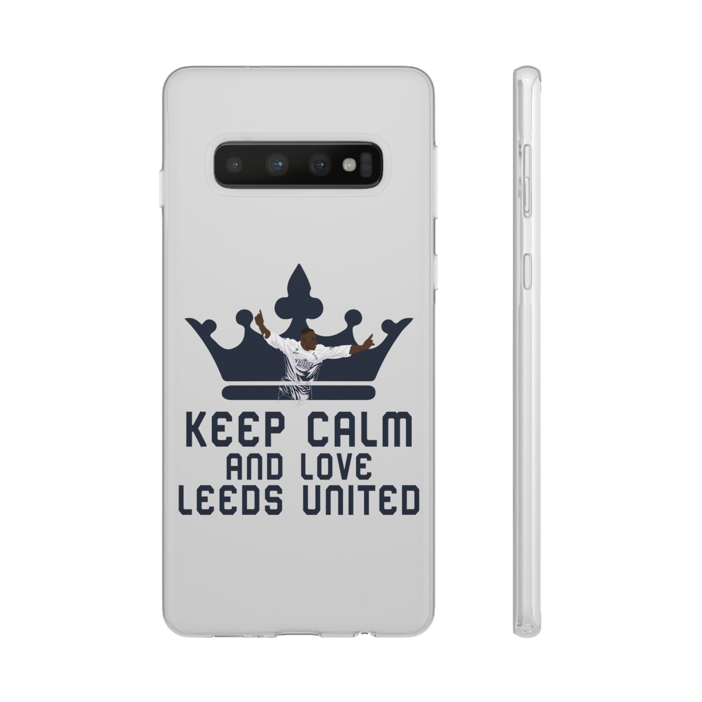 Funda flexible: mantén la calma y ama al Leeds United