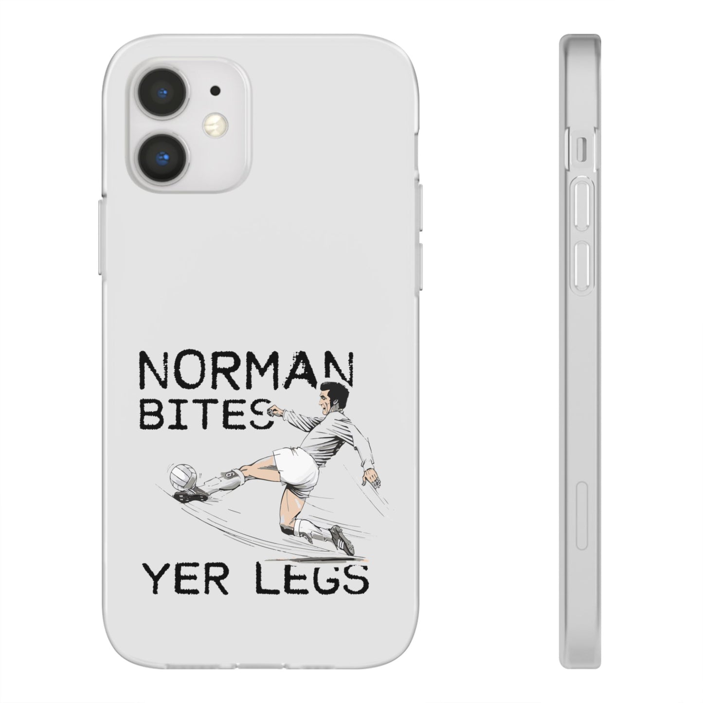 LUFC Norman Bites 'YER LEGS’ Flexi  Case