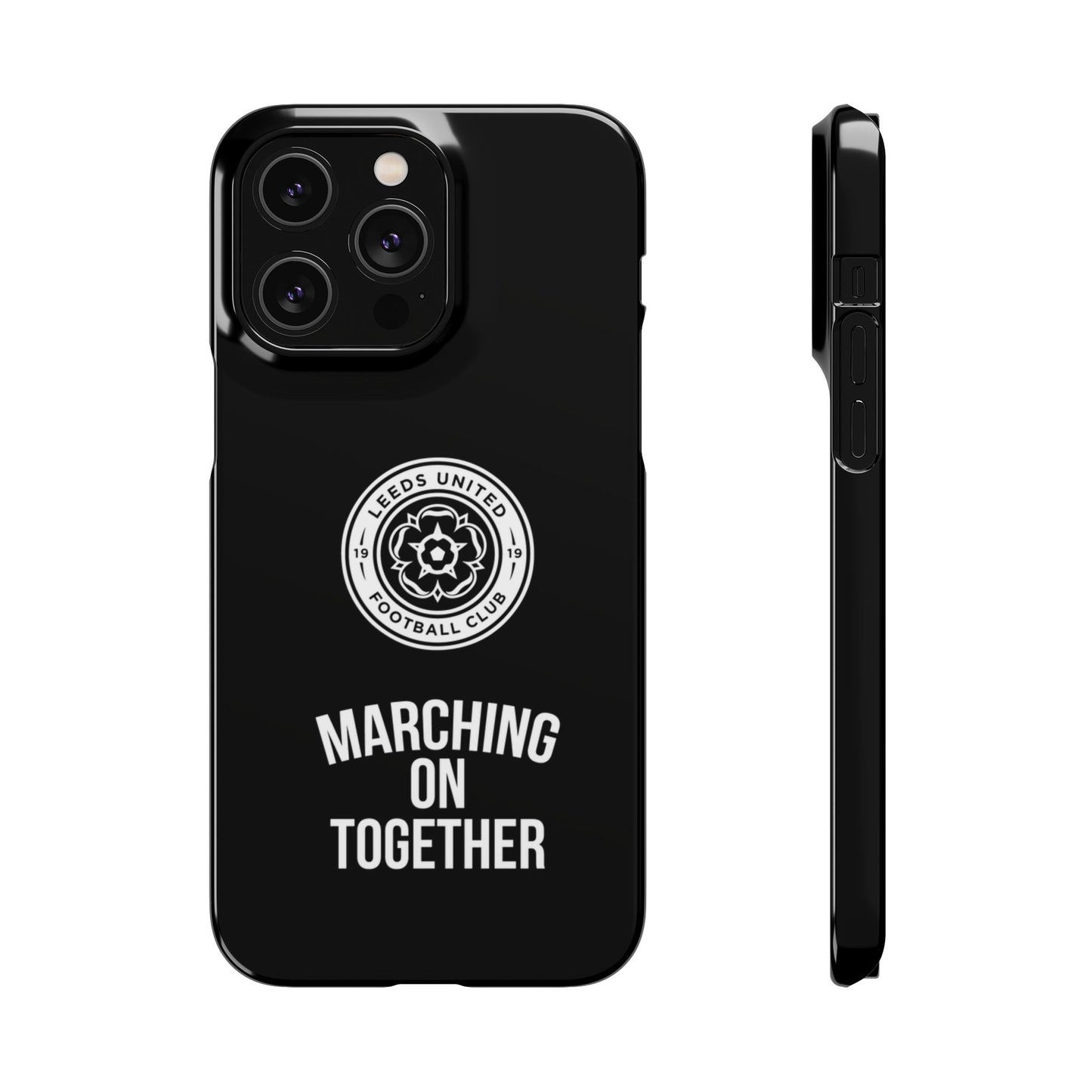 05 Snap Phone Case — "All Leeds Aren't We" Blue & Yellow Emblem