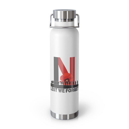 LUFC “Lest We Forget” Insulated  Water Bottle: Leeds United  Remembrance Design