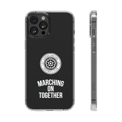 Leeds United “Marching On  Together” Clear Impact-Resistant  Case - Lufcnews.co.uk