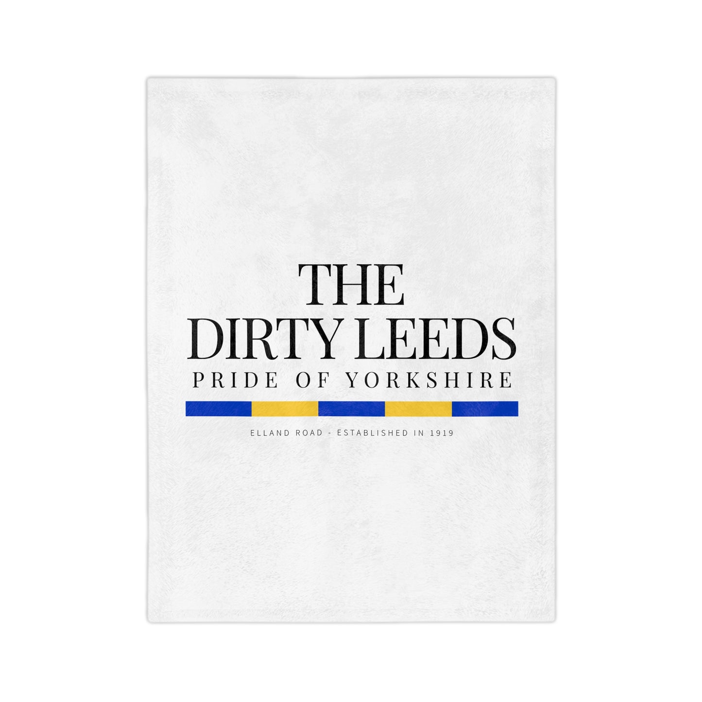 20 LUFC Christmas Velveteen Sports Blanket “ALL LEEDS AREN’T WE” Christmas Edition - Lufcnews.co.uk