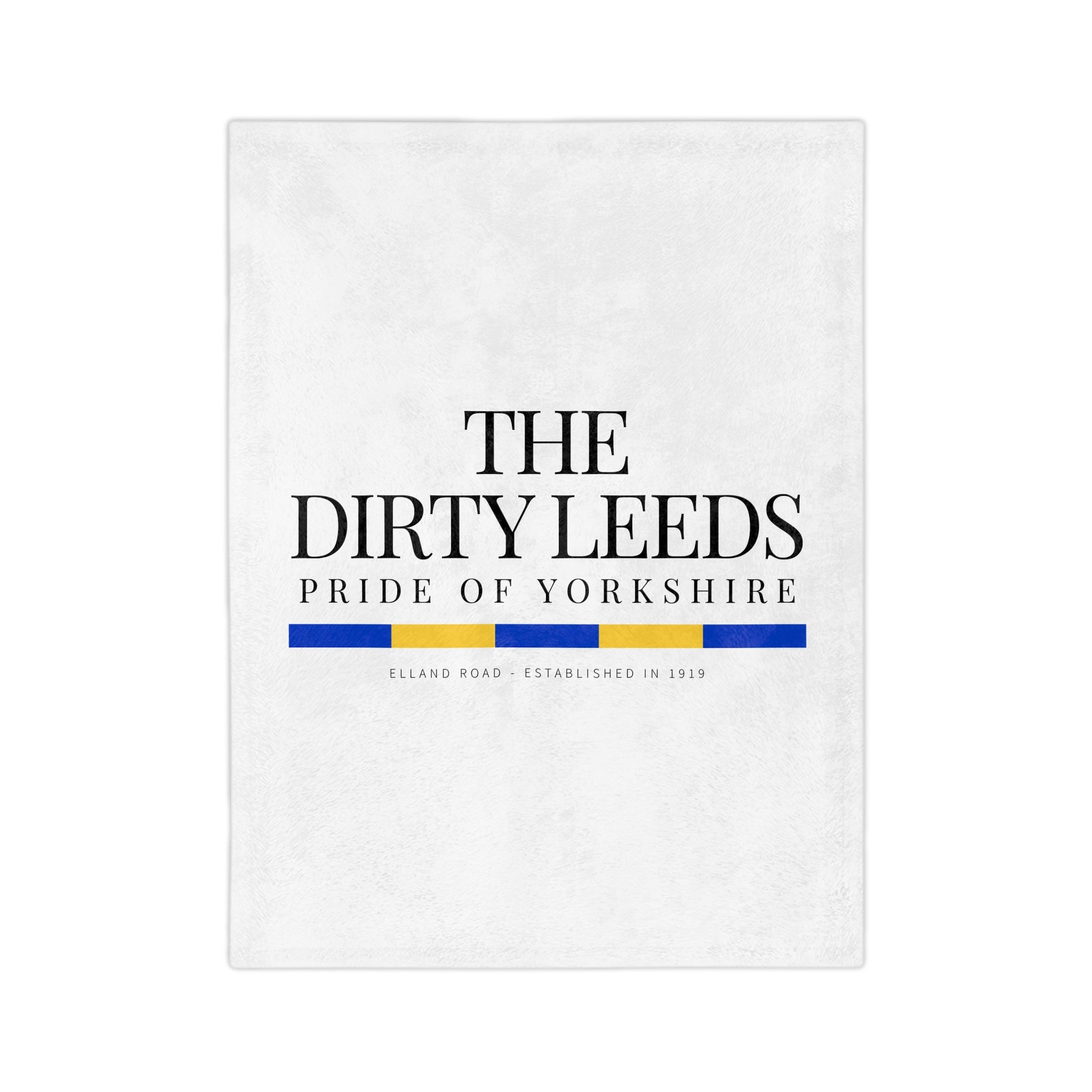 20 LUFC Christmas Velveteen Sports Blanket “ALL LEEDS AREN’T WE” Christmas Edition - Lufcnews.co.uk