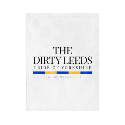20 LUFC Christmas Velveteen Sports Blanket “ALL LEEDS AREN’T WE” Christmas Edition - Lufcnews.co.uk