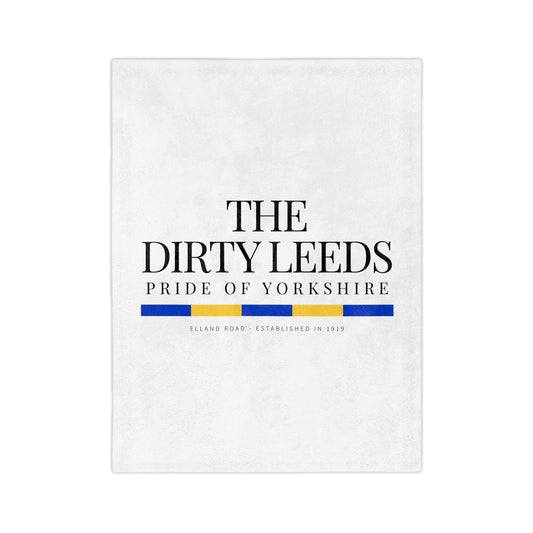 20 LUFC Christmas Velveteen Sports Blanket “ALL LEEDS AREN’T WE” Christmas Edition - Lufcnews.co.uk
