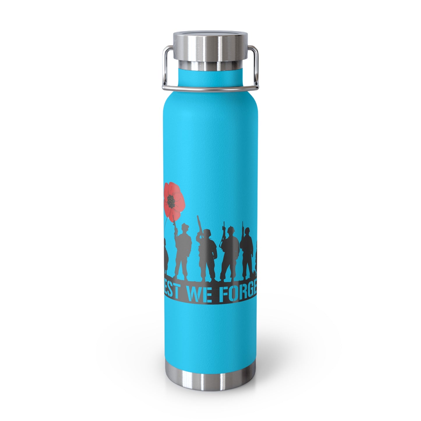 LUFC “Lest We Forget” Copper  Vacuum Insulated Bottle: Leeds  United Remembrance Edition