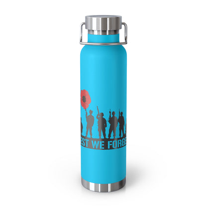 LUFC “Lest We Forget” Copper  Vacuum Insulated Bottle: Leeds  United Remembrance Edition