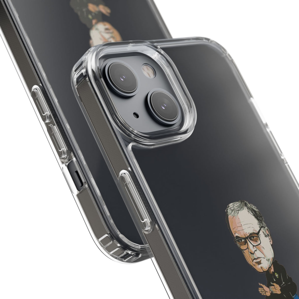 Clear Phone Case - Cartoon Bielsa the Godfather