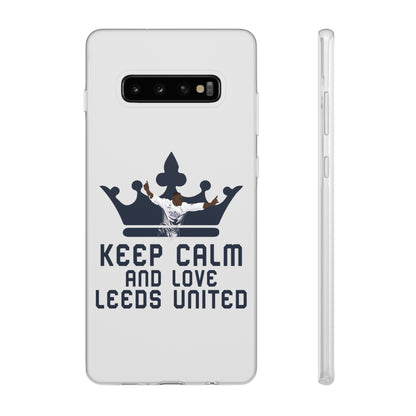 Funda flexible: mantén la calma y ama al Leeds United