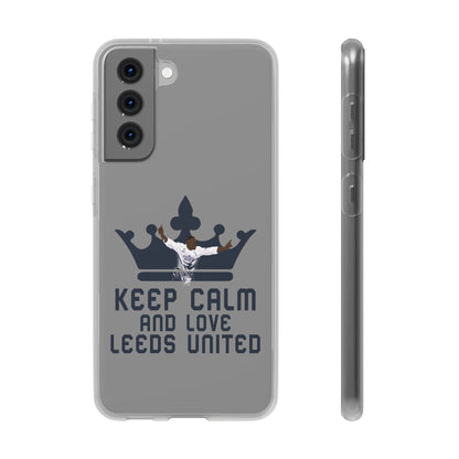 Funda flexible: mantén la calma y ama al Leeds United