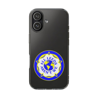 LUFC “All Leeds Aren’t We” Clear  Impact-Resistant Case - Lufcnews.co.uk