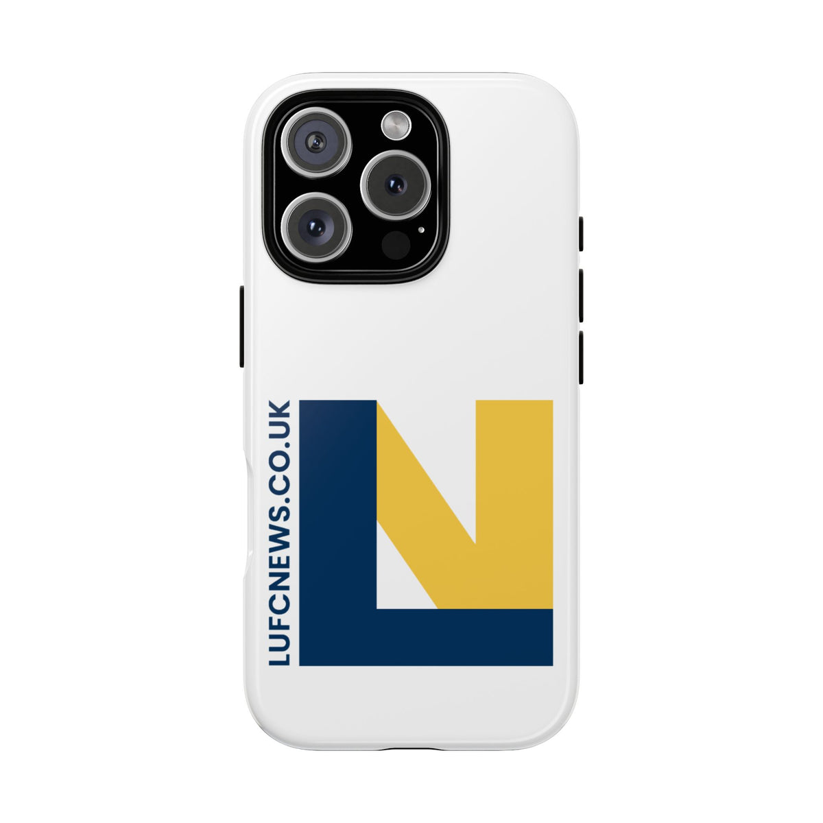 Leeds United 'LUFCNEWS.CO.UK' Phone Case