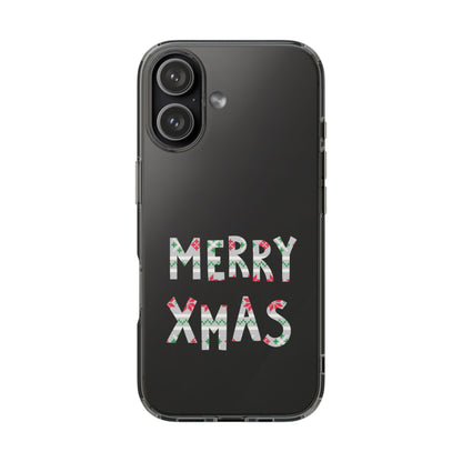 Leeds United "MERRY XMAS" Clear  Impact-Resistant Case: Christmas  Edition - Lufcnews.co.uk