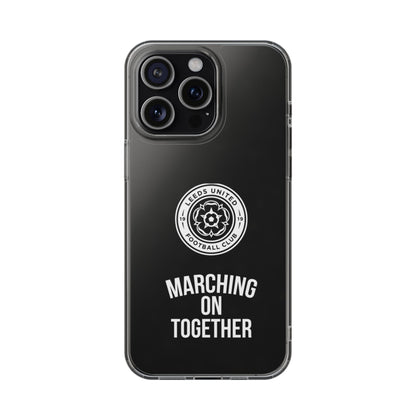 Leeds United “Marching On  Together” Clear Impact-Resistant  Case - Lufcnews.co.uk