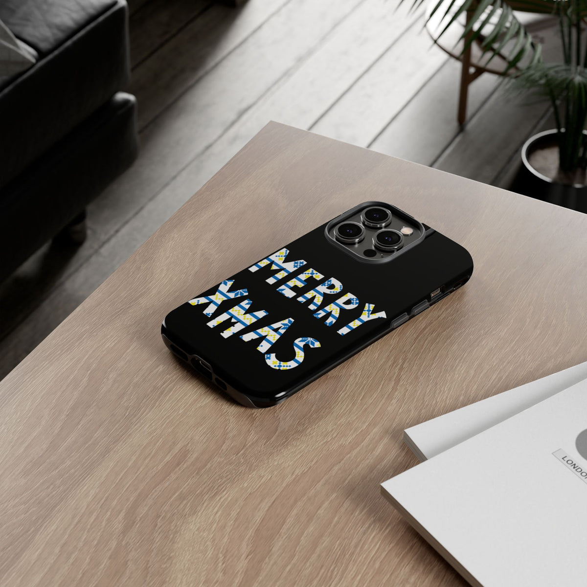 Leeds United 'Merry Xmas' Phone Case: Christmas Edition