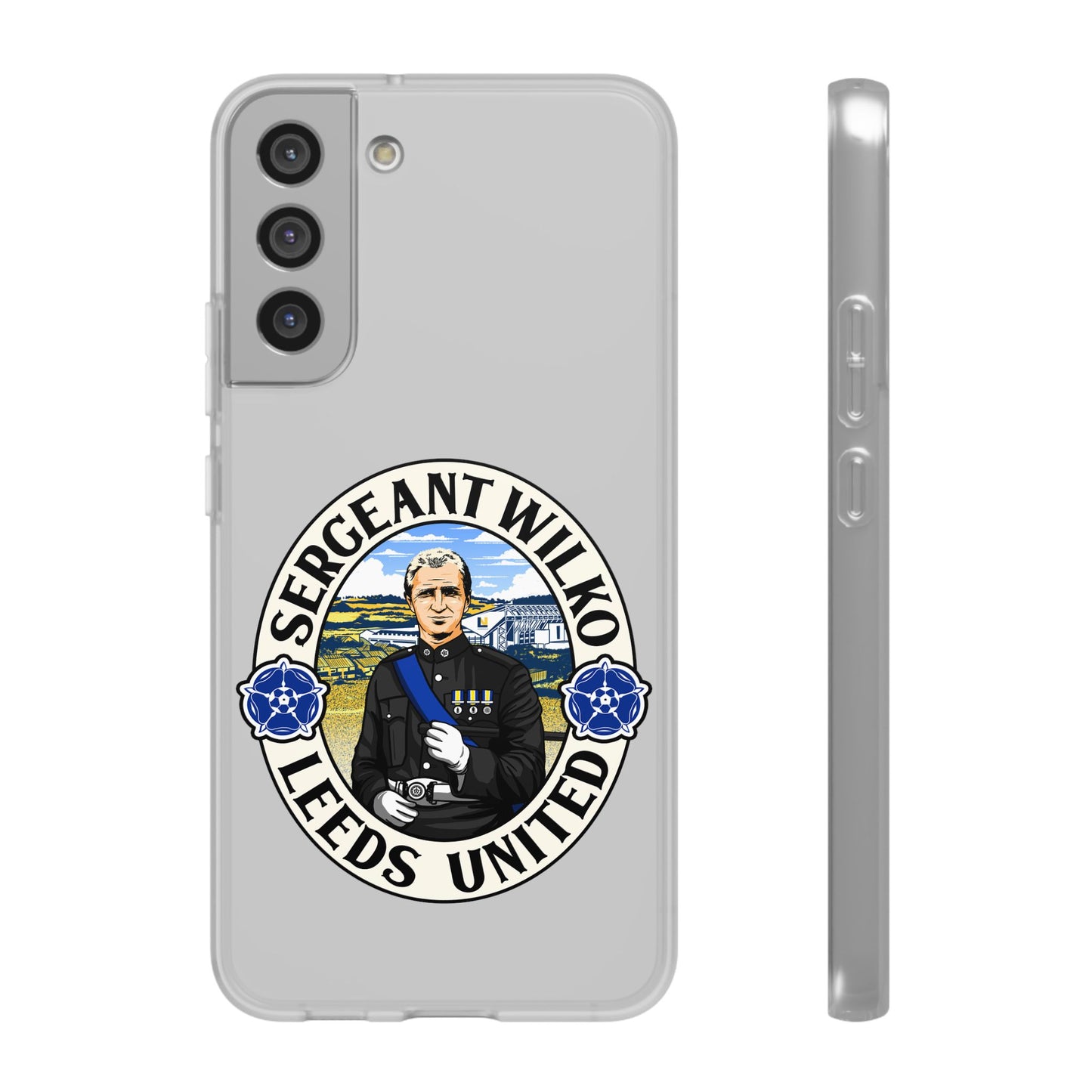 Leeds United 'SERGEANT WILKO'  Retro Football: Flexi Case