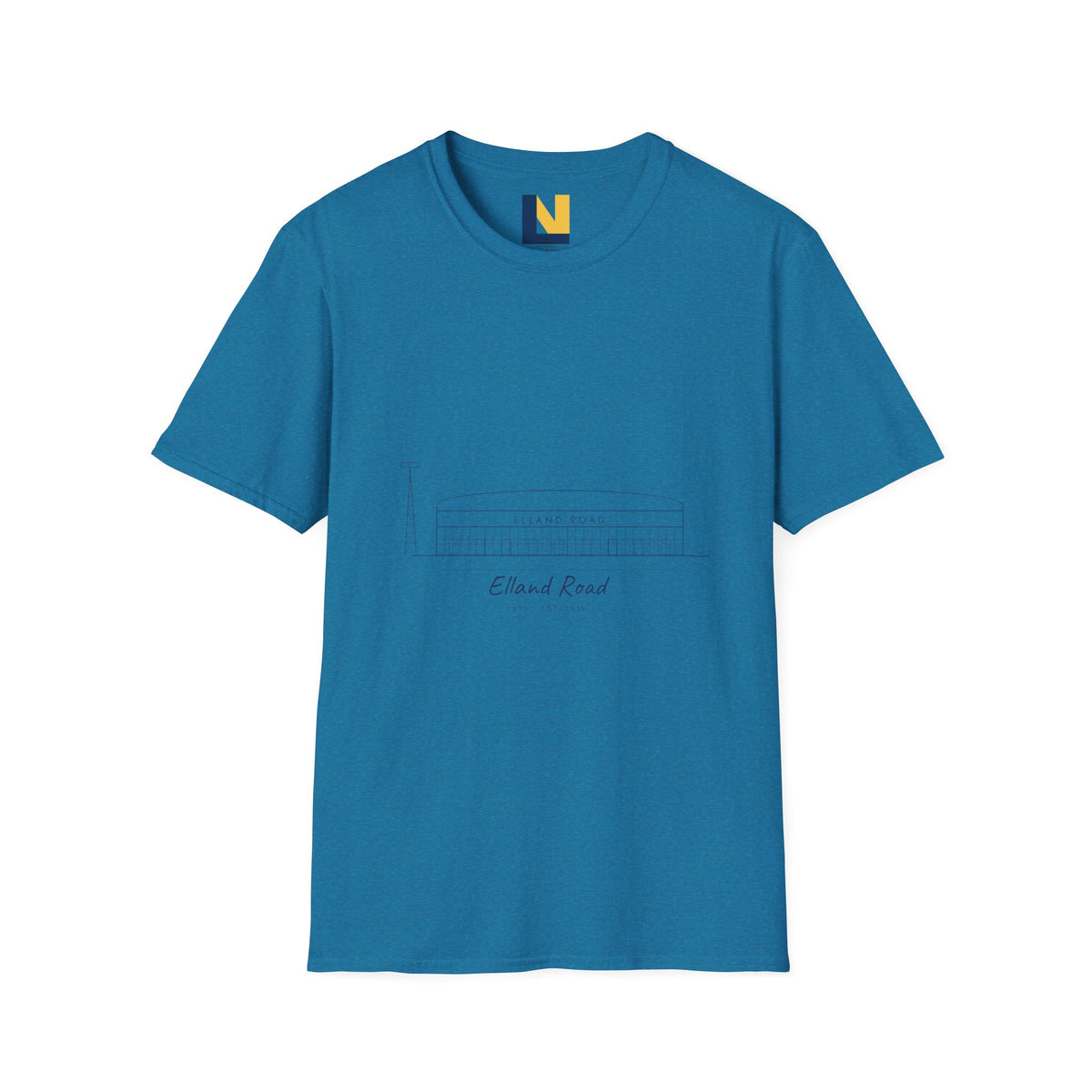 Elland Road Line Art Leeds T-Shirt