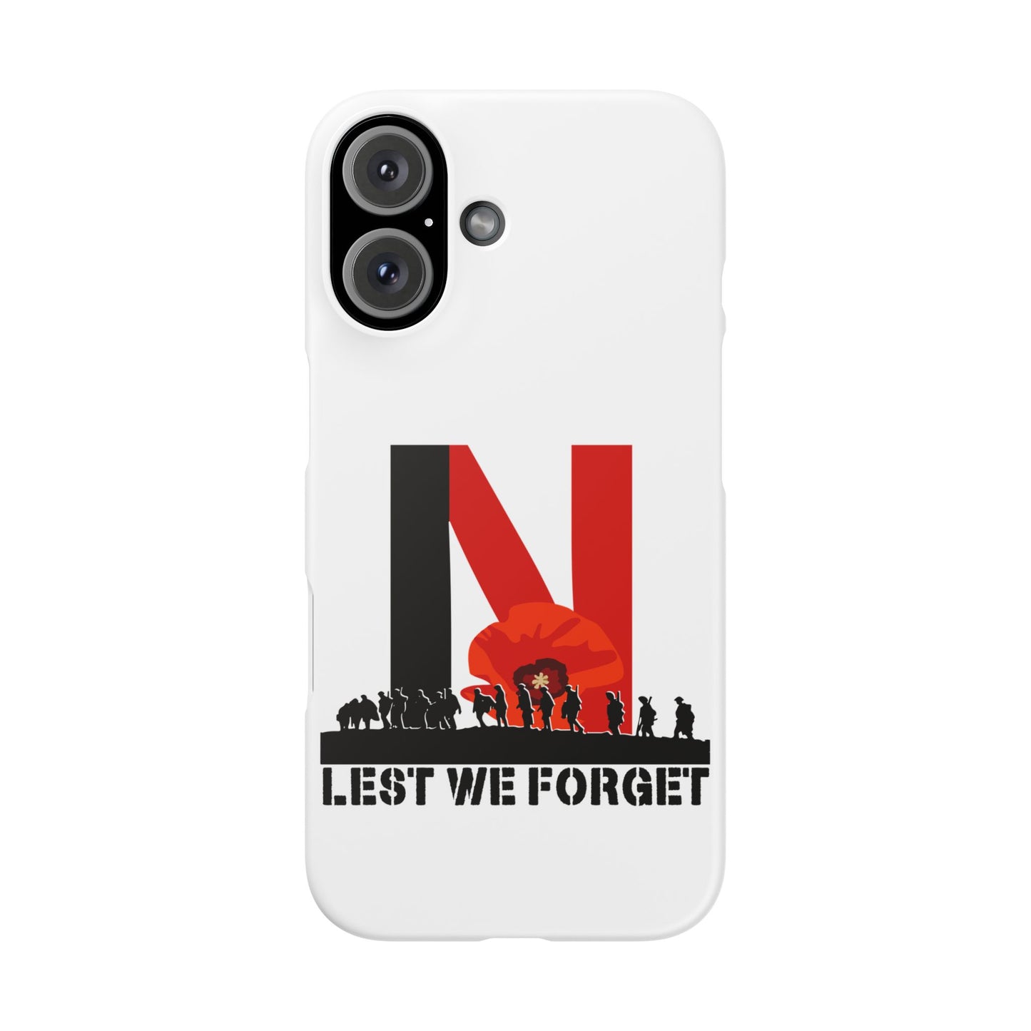 Leeds United "LEST WE FORGET"  Snap Case
